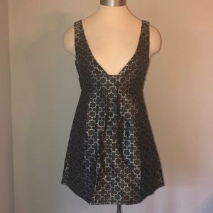 Privee Moroccan Print Cocktail Dress